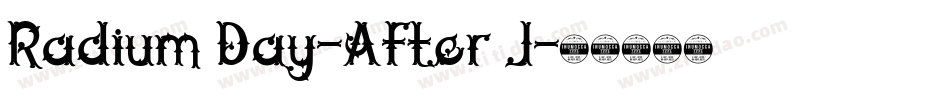 Radium Day-After J字体转换